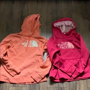 North face hoodies